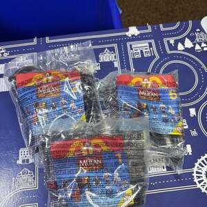 Vintage 1998 Disney Mulan McDonald's Happy Meal Toys - Set of 3 Sealed